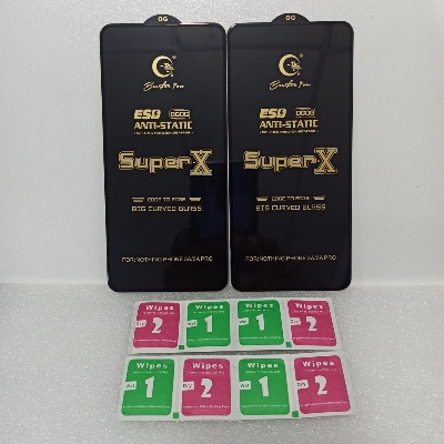 Picture of ( 2 PCS ) OnePlus 13R Super-X  Full Touch Screen Coverage Tempered Glass  Screen Protector Full Glue Glass Protector For  OnePlus 13R