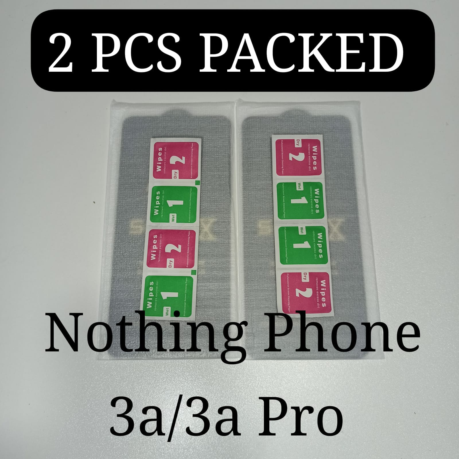 Picture of ( 2 PCS ) OnePlus 13R Super-X  Full Touch Screen Coverage Tempered Glass  Screen Protector Full Glue Glass Protector For  OnePlus 13R