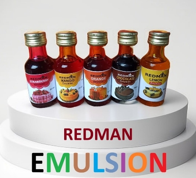 Picture of Redman Emulsions ( Color + Flavor ) STRAWBERRY + CHOCOLATE + MANGO + ORANGE +LEMON + VENILLA = 36 ml Per পছন্দমত আইটেম সিলেক্ট করে অর্ডার করুন