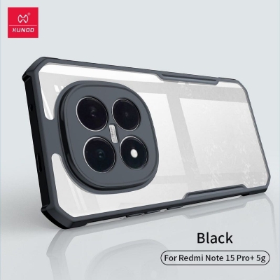 Picture of Xundd ( Redmi Note 15 Pro+ ) Back Case For Redmi Note 15 Pro Plus  XUNDD Bumper Protective Case (100% Original Genuine) Shockproof Bumper Case - Black