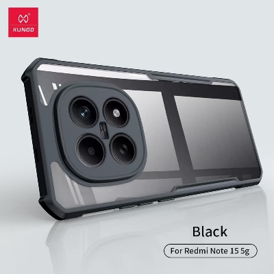 Picture of Xundd Back Case For Redmi Note 15 5G  XUNDD Bumper Protective Case (100% Original Genuine) Shockproof Bumper Case - Black