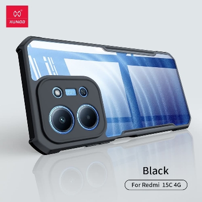 Picture of Xundd Back Case For Redmi 15C  XUNDD Bumper Protective Case (100% Original Genuine) Shockproof Bumper Case - Black