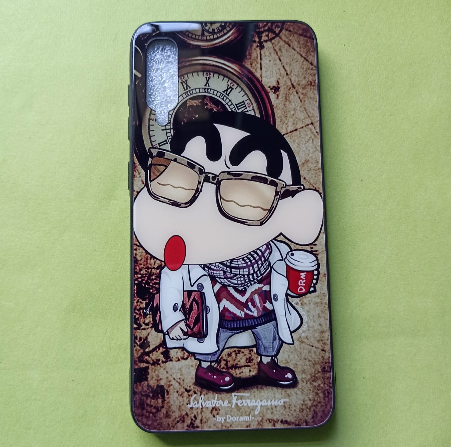 Picture of For Samsung Galaxy A50S / A30S (100% Premium Quality) DESIGNED IN HONG KONG Scratchproof Tempered Glass Case Back Cover