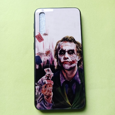 Picture of For Samsung Galaxy A50 (100% Premium Quality) DESIGNED IN HONG KONG Scratchproof Tempered Glass Case Back Cover