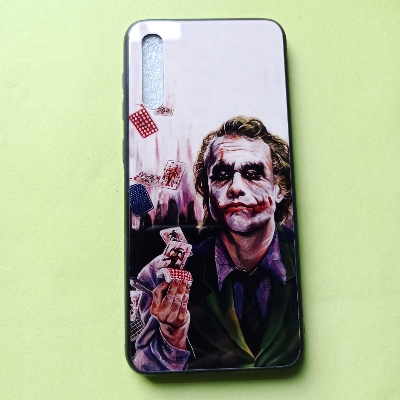 Picture of For Samsung Galaxy A50 (100% Premium Quality) DESIGNED IN HONG KONG Scratchproof Tempered Glass Case Back Cover