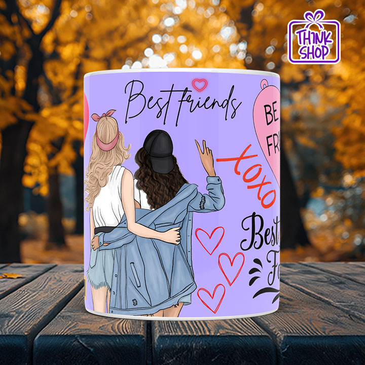 Picture of Best Friends Forever Ceramic Mug, Modern Friends Forever gift,Gift for Friends