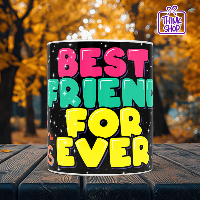 Picture of Best Friend Forever Ceramic Mug, Winter Gear Friendship gift,Friend Design,Gift for Friends