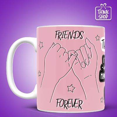 Picture of Friendship Quote Ceramic Mug,Pinky Promise gift, Gift for Friends