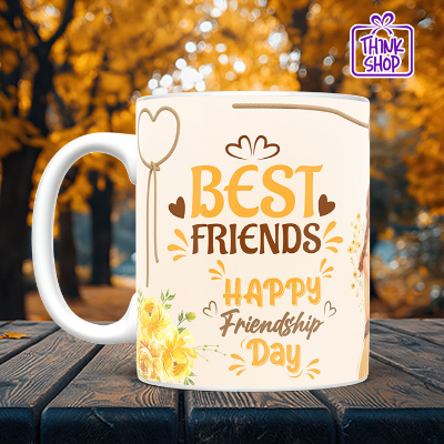 Picture of Best Friends Forever Ceramic Mug,Happy Friendship Day gift,Friendship Hug,Gift for Friends