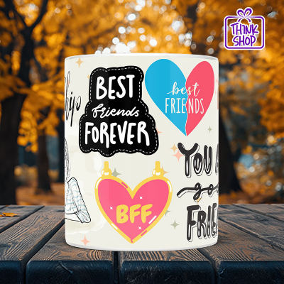 Picture of Best Friends Forever Ceramic Mug,You Are a Good Friend gift,Gift for Friends