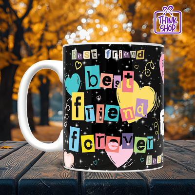 Picture of BEST FRIENDS FOREVER Ceramic Mug,Beutiful and best friend gift,Gift for Friends
