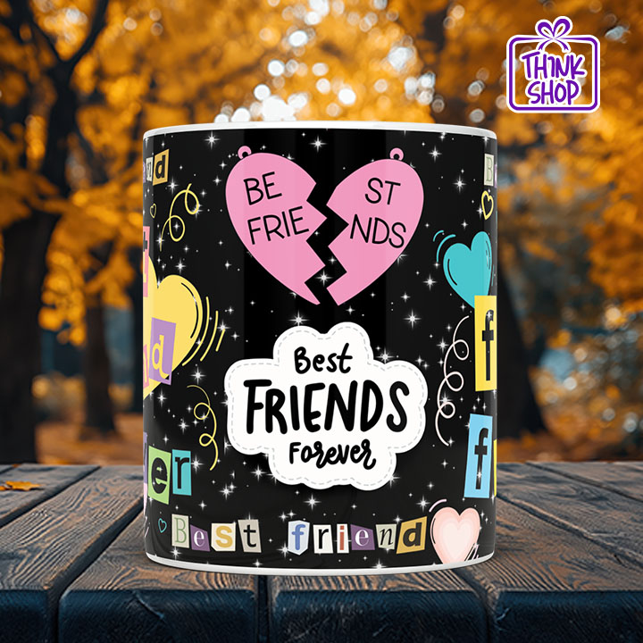 Picture of BEST FRIENDS FOREVER Ceramic Mug,Beutiful and best friend gift,Gift for Friends