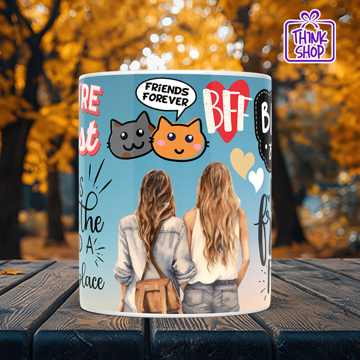 Picture of Best Friend Forever Ceramic Mug,Perfect Gift for BFF,Gift for Friends