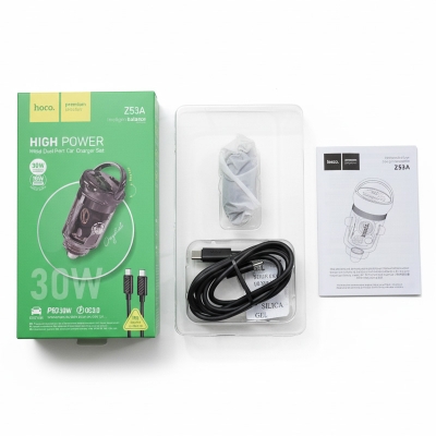 Picture of Hoco Z53A Car charger 30W With Type-C Cable