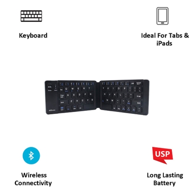 Picture of Mini Folding Bluetooth keyboard Rechargeable For Mobile And PC