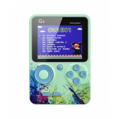 Picture of G5 Kids Game Player Consoles Hand-Held Video Game 3.5 inch 500 Game