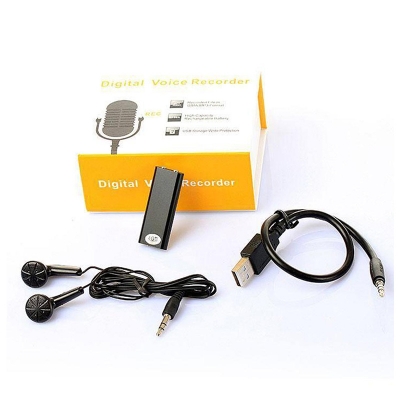 Picture of Mini Digital Voice Recorder 8GB With MP3 Player - Black