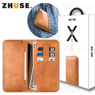 Picture of Zhuse Smart Wallet Flip Cover For Smart Phone upto 6.6 inch Money Bag - Mani Bag
