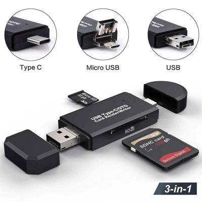 Picture of OTG Card Reader USB Type C Option