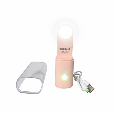 Picture of SD09 Mini Portable Hand Fan With Flash Light