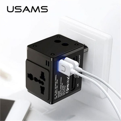 Picture of USAMS T2 Dual USB Universal Travel Charger