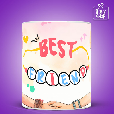 Picture of BEST FRIEND Cramic Mug, Friendship with Bestie gift, Gift for Friends