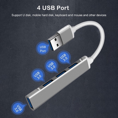 Picture of USB Hub 4 Port USB 3.0 Hub Super Speed 5Gbps