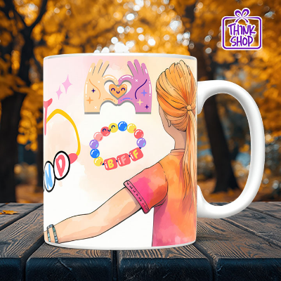 Picture of BEST FRIEND Cramic Mug, Friendship with Bestie gift, Gift for Friends