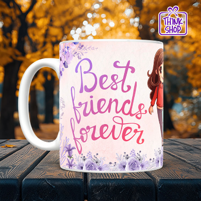 Picture of Best Friends Foreve Ceramic Mug,cute girl gift,Gift for Friends