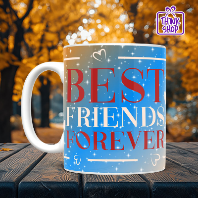 Picture of Butiful Best Friends forever Cramic Mug,Bestie Love and care Gift, Gift for Friends