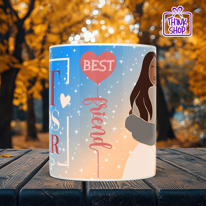 Picture of Butiful Best Friends forever Cramic Mug,Bestie Love and care Gift, Gift for Friends
