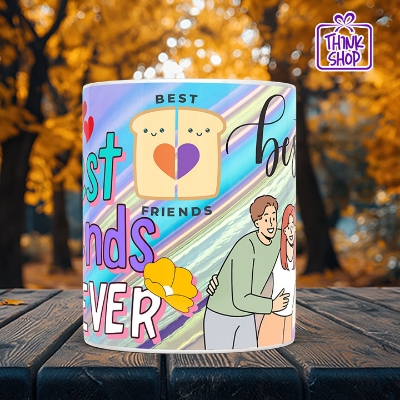 Picture of Best Friends Forever Cramic Mug, Celebration and Design Gift, Gift for Friends