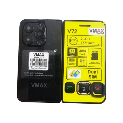 Picture of Vmax i72 flip Mini Folding Phone Dual Display Dual Sim