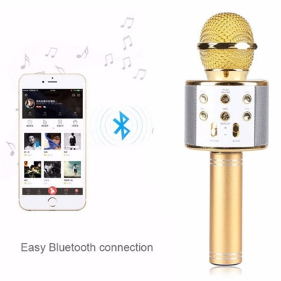 Picture of WS 858 Bluetooth Karaoke Microphone With Voice Change Option