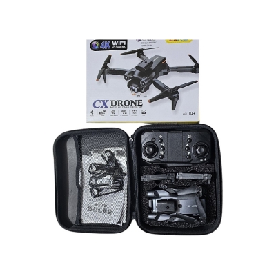Picture of CX 4k Wifi Dual Camera Dual Battery Dual Fan Foldable Drone