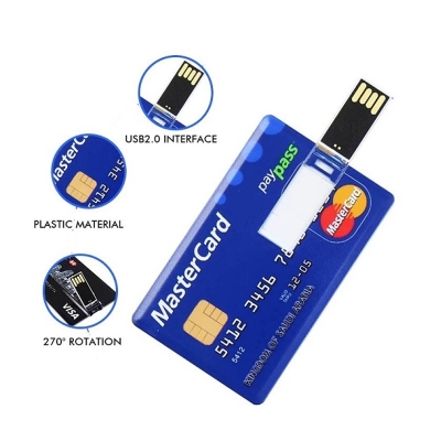 Picture of 64GB Slim Credit Card USB Pendrive