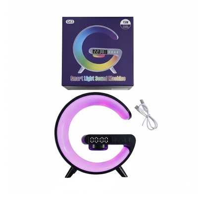 Picture of G63 Wireless Bluetooth RGB Speaker Wireless Charger Light APP Control Table Desk Lamp