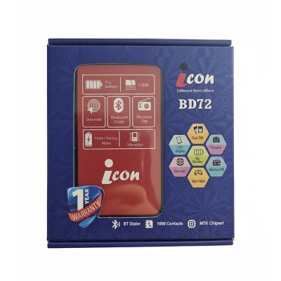 Picture of icon BD72 Phone Dual Sim Black