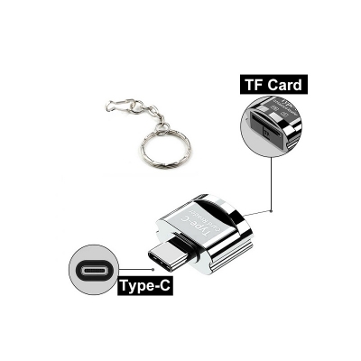 Picture of Mini Type-C OTG Card Reader With keychain Holder
