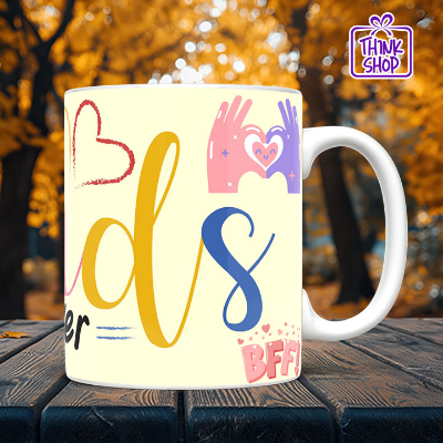 Picture of Friends Forever Cramic Mug, Do Your Best and Forever Gift, Gift for Friends