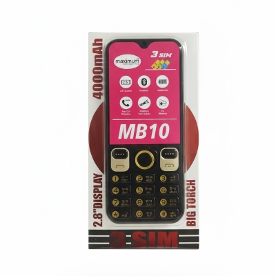 Picture of Maximum MB10 Button Phone Three Sim 4000mAh