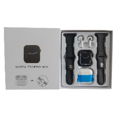 Picture of T55 Pro Max Smartwatch Free Bluetooth Dual Belt Calling Option 45MM