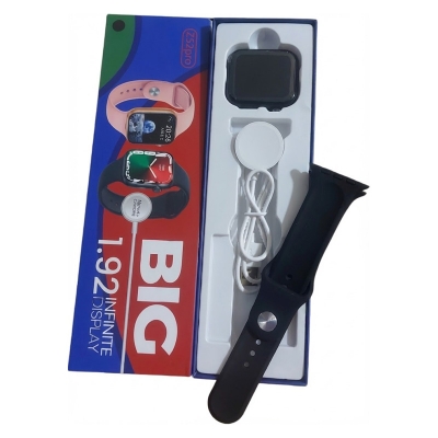 Picture of Z52 Pro Smartwatch 1.92 Big Display Calling Option Metal Body Wireless Charger - Bluetooth Headphone