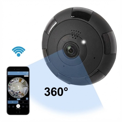 Picture of Panoramic V380 Wifi Camera Night Vision 360 Degree For Live Video
