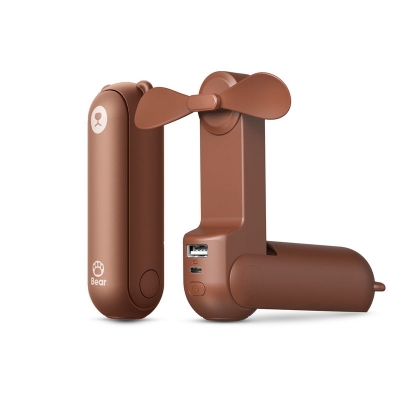 Picture of JISULIFE F8X Mini Charging Fan With Torch Light And Power Bank 4800mah