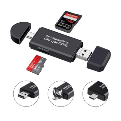 Picture of 6 in 1 OTG Mobile Card Reader Support Micro USB