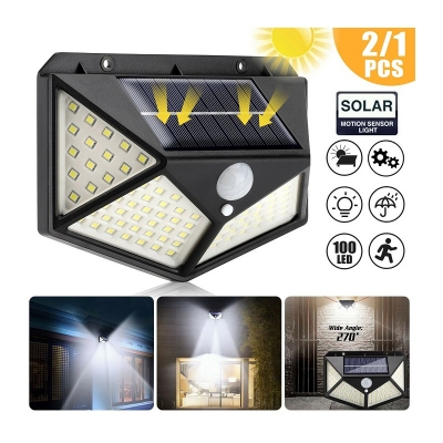 Picture of Solar Power Well Light 100 LED Motion Sensor With 2200mAh Battery