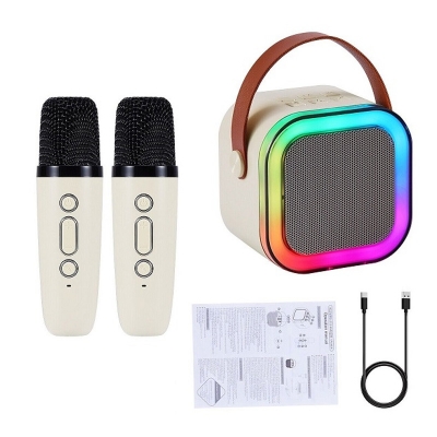 Picture of RGB Wireless Karaoke Bluetooth Speaker With Two Microphone