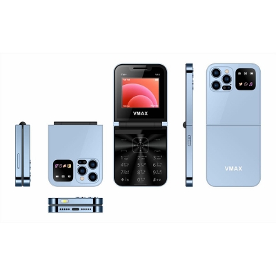 Picture of Vmax V18 Folding Phone Dual Sim Warranty