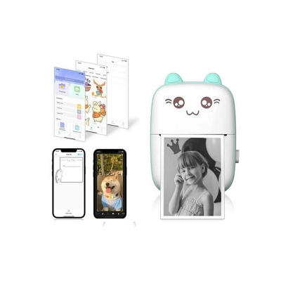 Picture of instant Bluetooth Photo Printer Text Printer Lebel Printer